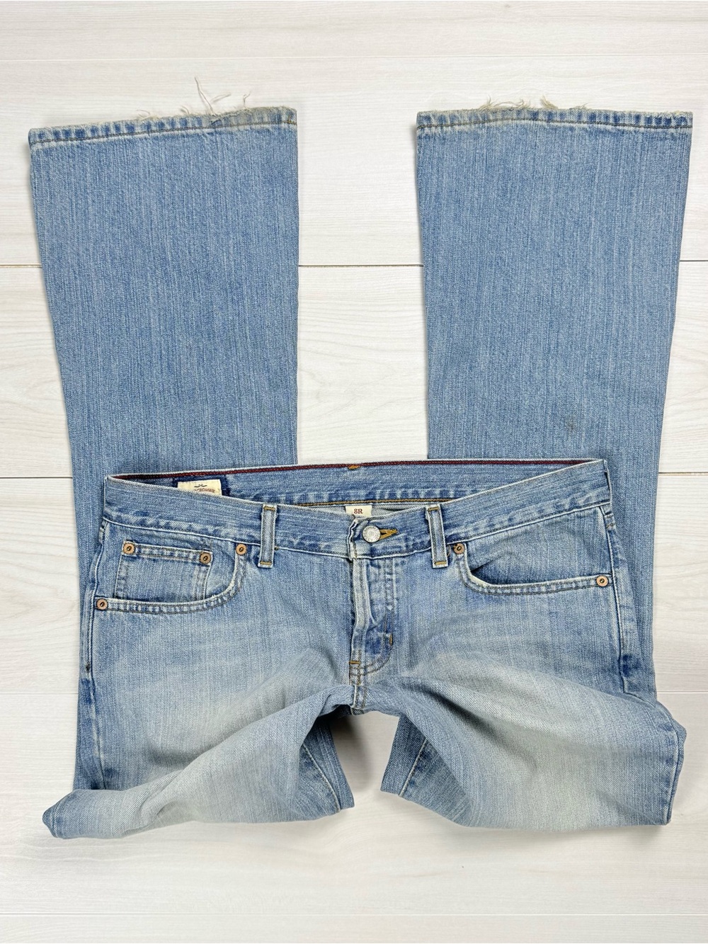 Y2K Abercrombie & Fitch Low Rise Light Wash Bootcut Jeans